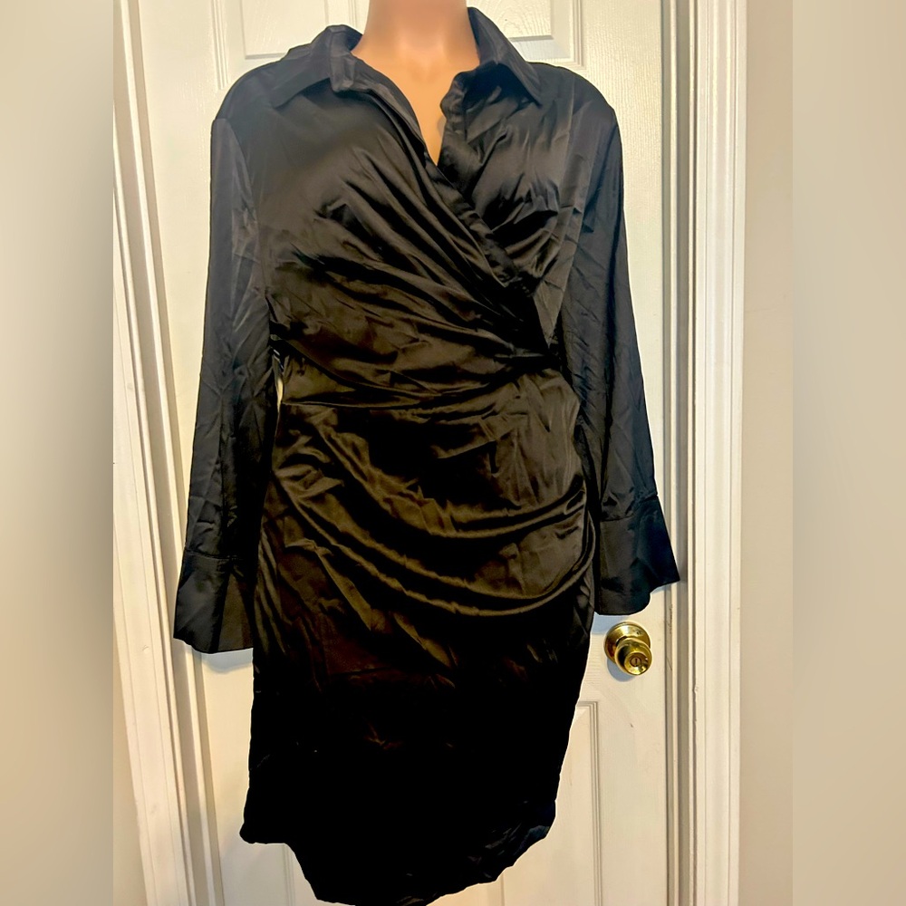 PrettyLittleThing Black Plus Size Dress